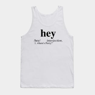 Where's Perry - Dictionary Tank Top